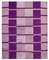 Purple Hand Knotted Oriental Wool Flatwave Kilim Carpet 1