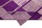 Purple Hand Knotted Oriental Wool Flatwave Kilim Carpet 6