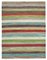 Large Vintage Turkish Multicolor Wool Kilim Carpet, Image 1