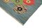 Mehrfarbiger Handgeknüpfter Flatwave Kilim Teppich aus Geometrischer Wolle 4