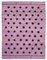 Pink Handmade Anatolian Wool Flatwave Kilim Carpet 1