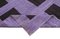 Purple Handmade Turkish Wool Flatwave Kilim Carpet, Image 6