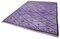 Purple Handwoven Decorative Flatwave Large Kilim Carpet 3
