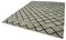 Tappeto Kilim Flatwave grigio fatto a mano, Turchia, Immagine 3