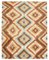Multicolor Handwoven Decorative Flatwave Large Kilim Carpet 1