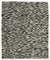 Grauer Handgeknüpfter Flatwave Kilim Teppich aus Geometrischer Wolle 1