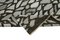 Grauer Handgeknüpfter Anatolischer Flatwave Teppich aus Wolle 6