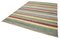 Tappeto Kilim multicolor in lana intrecciata a mano, Turchia, Immagine 3