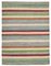 Multicolor Hand Knotted Turkish Wool Large Kilim Carpet, Image 1