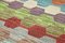 Multicolor Handmade Anatolian Wool Flatwave Kilim Carpet 5