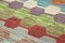 Tapis Kilim Multicolore Fait à la Main en Laine Anatolienne 5