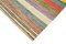 Multicolor Geometric Design Wool Flatwave Kilim Carpet 4