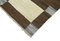Brauner handgeknüpfter Flatwave Kilim Teppich aus orientalischer Wolle 4