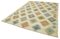Hellbeiger Handgefertigter Anatolischer Flatwave Teppich aus Wolle 3