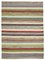 Multicolor Handwoven Decorative Flatwave Large Kilim Carpet, Image 1