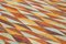 Mehrfarbiger Handgeknüpfter Flatwave Kilim Teppich aus Geometrischer Wolle 5