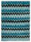 Turquoise Handmade Anatolian Wool Flatwave Kilim Carpet, Image 1