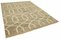 Beigefarbener handgeknüpfter Flatwave Kilim Teppich aus orientalischer Wolle 2
