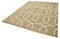 Beige Hand Knotted Oriental Wool Flatwave Kilim Carpet 3