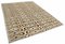 Grey Hand Knotted Geometric Wool Flatwave Kilim Carpet 2