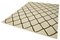 Beigefarbener handgeknüpfter Flatwave Kilim Teppich aus orientalischer Wolle 3