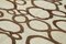 Beige Geometric Design Wool Flatwave Kilim Carpet 5