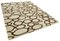Tappeto Kilim Flatwave in lana con disegno geometrico beige, Immagine 2