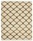 Vintage Beige Handmade Wool Flatweave Kilim Carpet 1