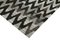Grey Hand Knotted Geometric Wool Flatwave Kilim Carpet 4