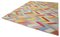 Mehrfarbiger Handgewebter Dekorativer Flatwave Großer Kilim Teppich 3