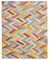 Multicolor Handwoven Decorative Flatwave Large Kilim Carpet, Image 1