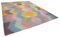 Mehrfarbiger Handgewebter Türkischer Flatwave Kilim Teppich aus Wolle 2