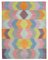 Multicolor Handmade Turkish Wool Flatwave Kilim Carpet 1