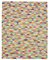 Multicolor Handmade Turkish Wool Flatwave Kilim Carpet, Image 1