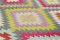 Multicolor Hand Knotted Oriental Wool Flatwave Kilim Carpet, Image 5