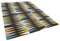 Multicolor Geometric Design Wool Flatwave Kilim Carpet, Image 2