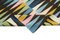 Multicolor Geometric Design Wool Flatwave Kilim Carpet 6