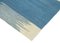 Blauer Handgeknüpfter Türkischer Flatwave Kilim Teppich aus Wolle 4