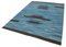 Blue Hand Knotted Oriental Wool Flatwave Kilim Carpet, Image 3
