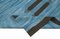 Blauer Handgeknüpfter Flatwave Kilim Teppich aus Orientalischen Wolle 6