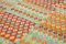 Multicolor Handmade Anatolian Wool Flatwave Kilim Carpet, Image 5