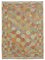 Tappeto Kilim multicolor annodato a mano in lana, Cina, Immagine 1