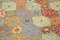 Mehrfarbiger handgeknüpfter Flatwave Kilim Teppich aus orientalischem Material 5