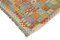 Mehrfarbiger handgeknüpfter Flatwave Kilim Teppich aus orientalischem Material 4