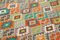 Multicolor Handmade Anatolian Wool Flatwave Kilim Carpet 5