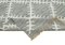 Grauer Handgeknüpfter Oriental Flawave Kilim Teppich aus Wolle 6