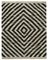 Tappeto Kilim Flatwave geometrico a lana grigio annodato a mano, Immagine 1