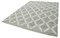 Grauer Handgeknüpfter Anatolischer Flatwave Teppich aus Wolle 3