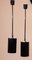 Lámparas colgantes francesas vintage en negro de Lita, años 50. Juego de 2, Imagen 1
