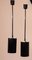 Vintage French Black Pendant Lamps from Lita, 1950s, Set of 2 1